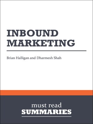 cover image of Inbound marketing - Brian Halligan and Dharmesh Shah